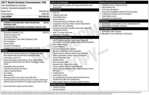 Used 2017 Buick Enclave Convenience image 35
