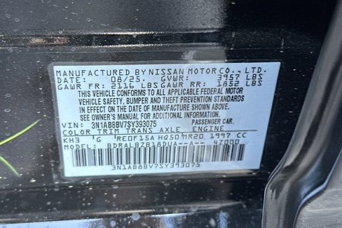 New 2025 Nissan Sentra S image 26
