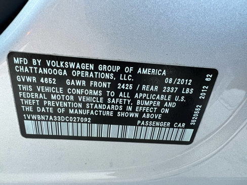 Used 2013 Volkswagen Passat TDI SE image 33