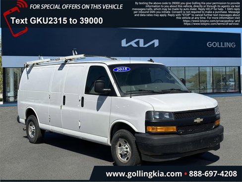 Used 2018 Chevrolet Express 3500 Extended w/ Driver Convenience Package image 1