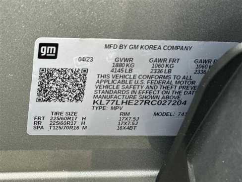 Certified 2024 Chevrolet Trax LT image 33