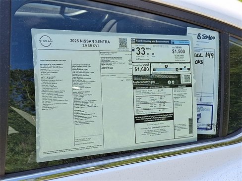 New 2025 Nissan Sentra SR w/ Trunk Package image 11