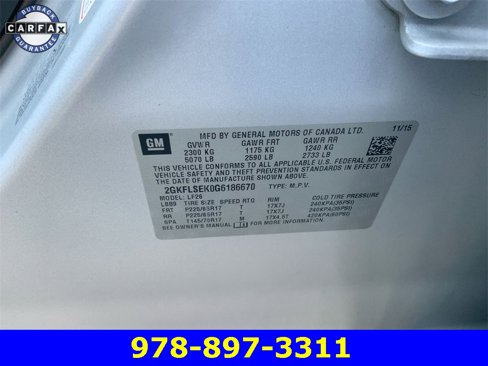 Certified 2016 GMC Terrain SLE image 31