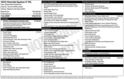 Used 2023 Chevrolet Equinox LT w/ Driver Convenience Package image 6