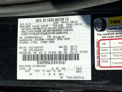 Used 2012 Ford Fusion SE image 30