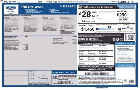 Used 2020 Ford Escape SE image 26