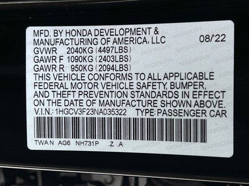 Used 2022 Honda Accord Sport image 25