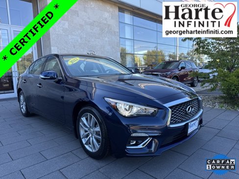 Certified 2022 INFINITI Q50 Luxe w/ Cargo Package image 1