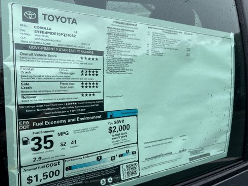 New 2025 Toyota Corolla LE image 23