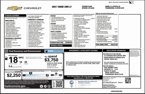 Used 2021 Chevrolet Tahoe LT w/ LT Signature Package image 3