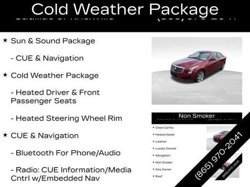 Used 2014 Cadillac ATS Luxury w/ Sun And Sound Package image 15
