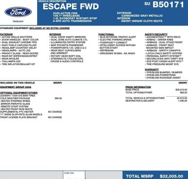 New 2025 Ford Escape Active w/ Cold Weather Package image 2