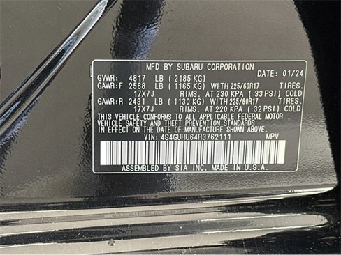 Used 2024 Subaru Crosstrek 2.5i Wilderness w/ Crosstrek Mirror Package image 42