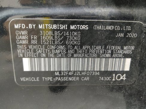 Used 2020 Mitsubishi Mirage G4 LE image 33