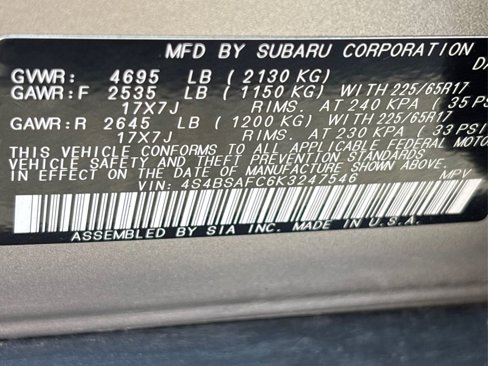 Used 2019 Subaru Outback 2.5i Premium image 17