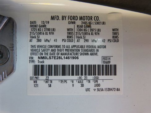 Used 2020 Ford Transit Connect XL image 40