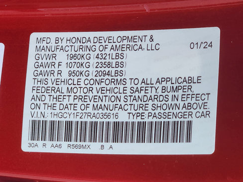 Used 2024 Honda Accord LX image 28