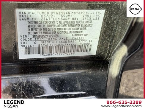 Certified 2022 Nissan Sentra SV image 16