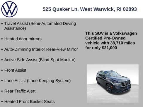 Certified 2022 Volkswagen Tiguan S w/ IQ.Drive Package image 25