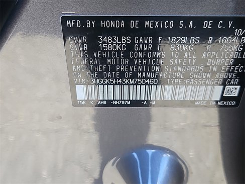 Certified 2019 Honda Fit LX image 14