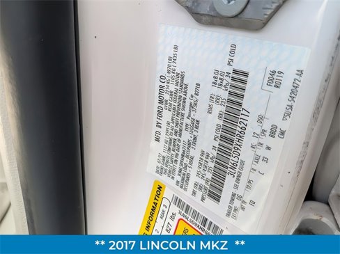 Used 2017 Lincoln MKZ Select w/ Select Plus Package image 35