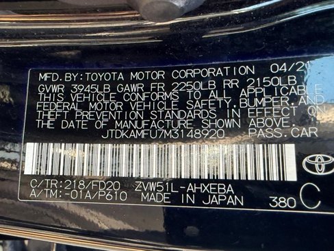 Used 2021 Toyota Prius Limited image 21