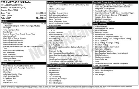 Certified 2025 MAZDA MAZDA3 s image 4