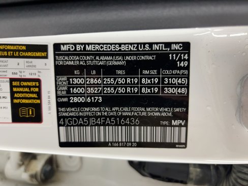 Used 2015 Mercedes-Benz ML 350 2WD image 20