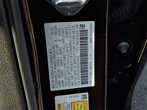 Certified 2025 Honda Civic Sport image 27
