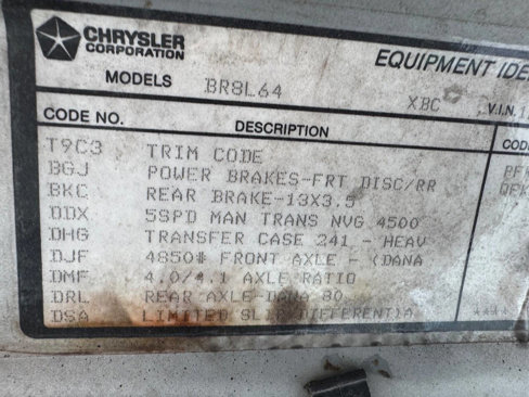 Used 1997 Dodge Ram 3500 Truck 4x4 Regular Cab image 28