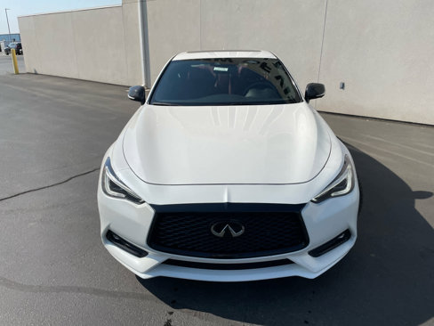 Used 2022 INFINITI Q60 Red Sport 400 w/ Carbon Fiber Package image 2