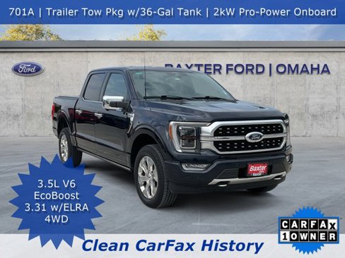 Certified 2023 Ford F150 Platinum w/ Equipment Group 701A High image 1