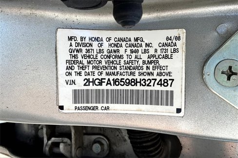 Used 2008 Honda Civic LX image 10