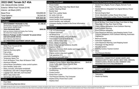 Used 2022 GMC Terrain SLT w/ Infotainment Package II image 5