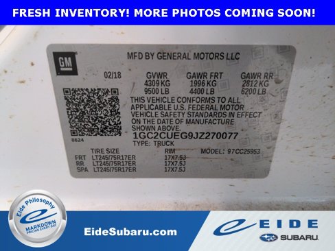 Used 2018 Chevrolet Silverado 2500 W/T w/ WT Convenience Package image 13