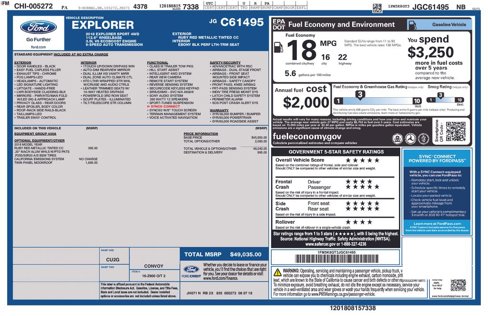 Certified 2018 Ford Explorer Sport image 43