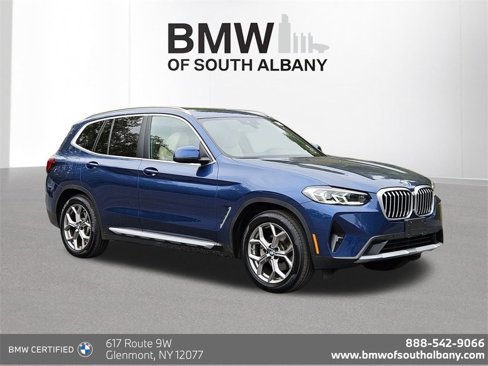Certified 2022 BMW X3 xDrive30i w/ Convenience Package w/ZPA image 1
