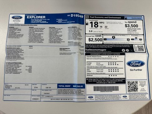 Used 2016 Ford Explorer Sport w/ Equipment Group 401A image 68