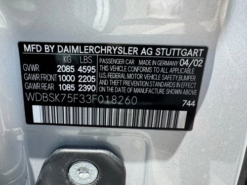Used 2003 Mercedes-Benz SL 500 image 40