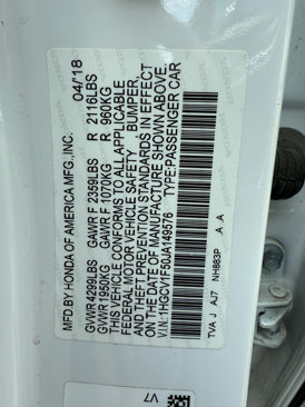 Used 2018 Honda Accord EX-L image 15