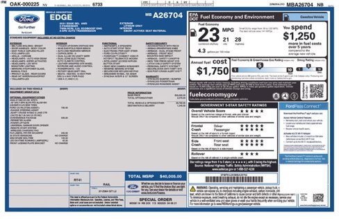 Used 2021 Ford Edge SEL w/ Convenience Package image 4