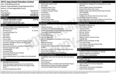 Used 2018 Jeep Grand Cherokee Limited w/ Trailer Tow Group IV image 32