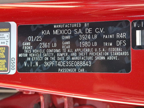 New 2025 Kia K4 LXS image 20