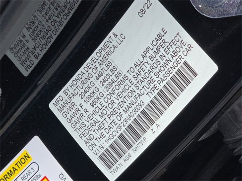 Used 2022 Honda Accord Sport image 17