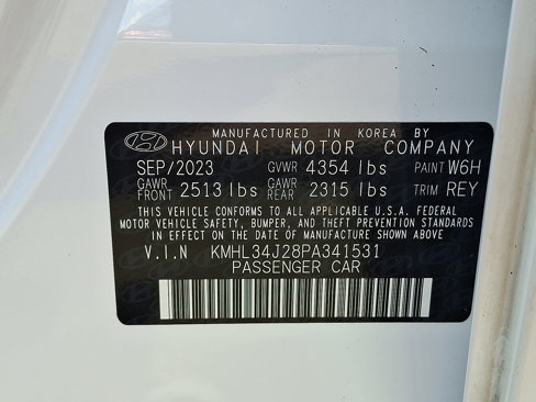 Certified 2023 Hyundai Sonata Limited w/ Preferred Accessory Package image 27