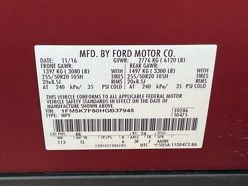 Used 2017 Ford Explorer Limited w/ Equipment Group 301A image 49