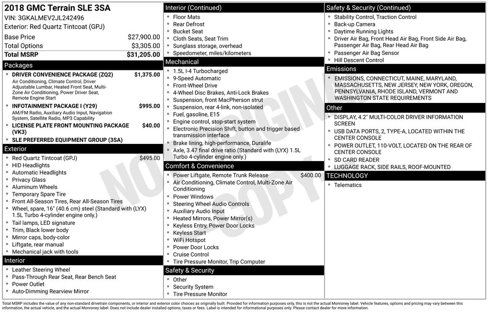 Used 2018 GMC Terrain SLE w/ Driver Convenience Package image 43