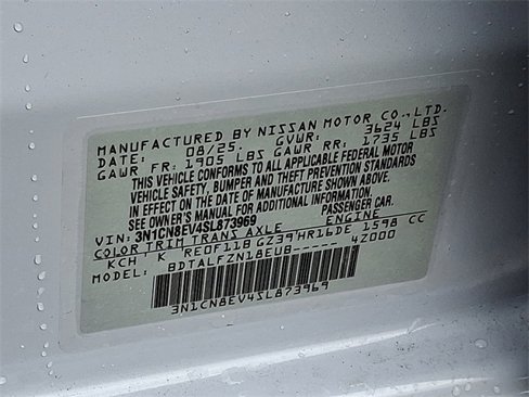 New 2025 Nissan Versa SV image 10