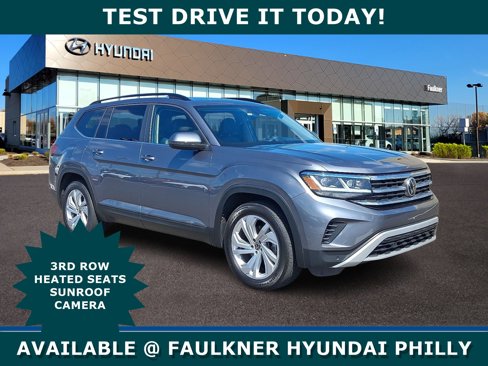 Used 2021 Volkswagen Atlas SE w/ Panoramic Sunroof Package image 1