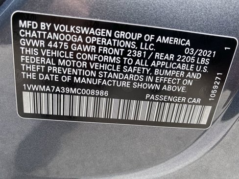 Used 2021 Volkswagen Passat 2.0T R-Line image 51